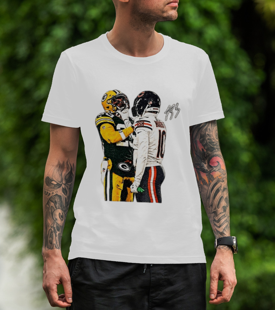 Luther Burden III Packers Bears Football Rivalry T-Shirt