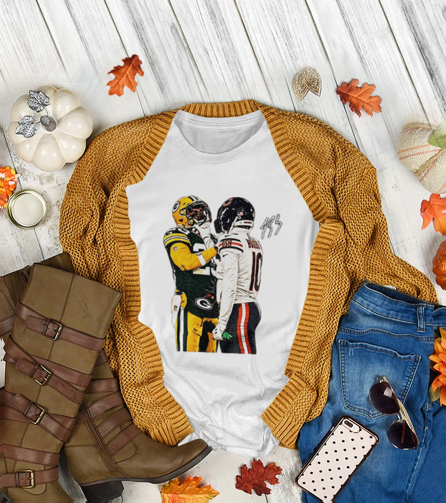 Luther Burden III Packers Bears Football Rivalry T-Shirt