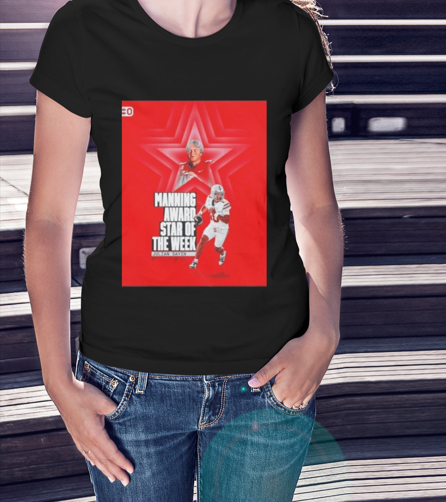 Manning Award Star Of The Week Julian Sayin Ohio State Buckeyes T-Shirt
