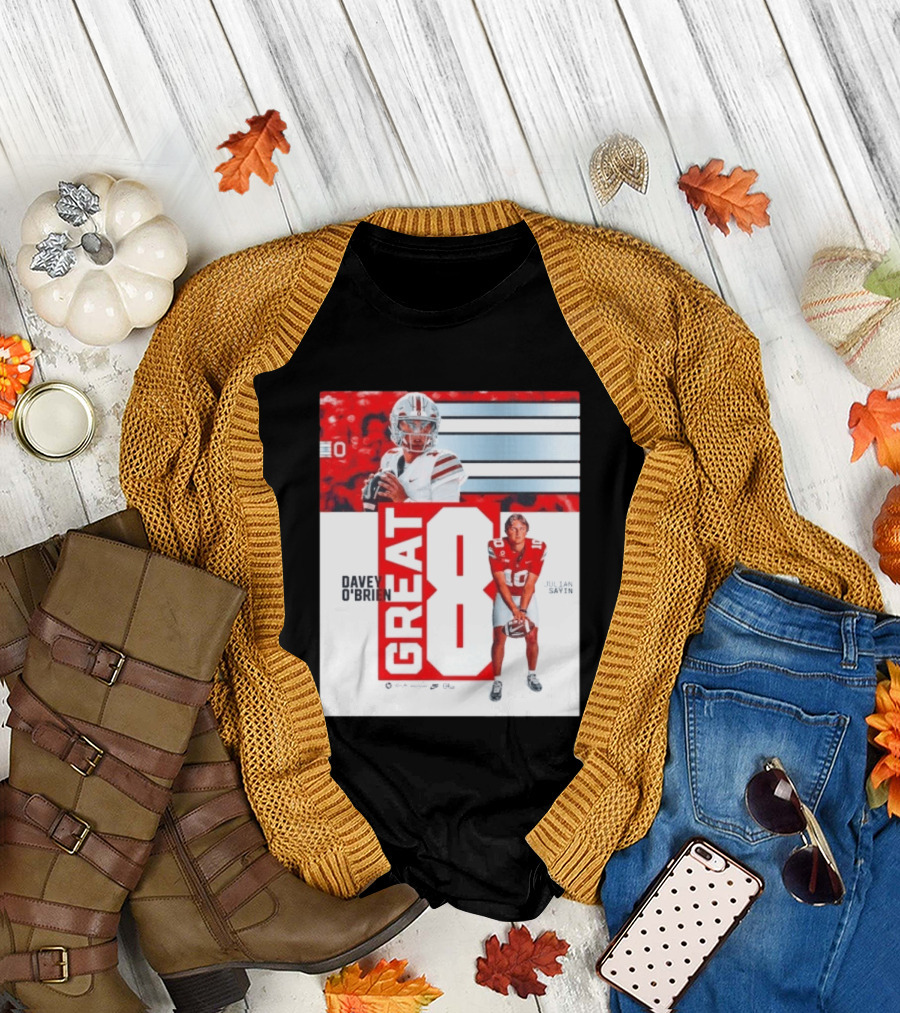 Ohio State Buckeyes Great 8 Julian Sayin Davey O'Brien Award T-Shirt
