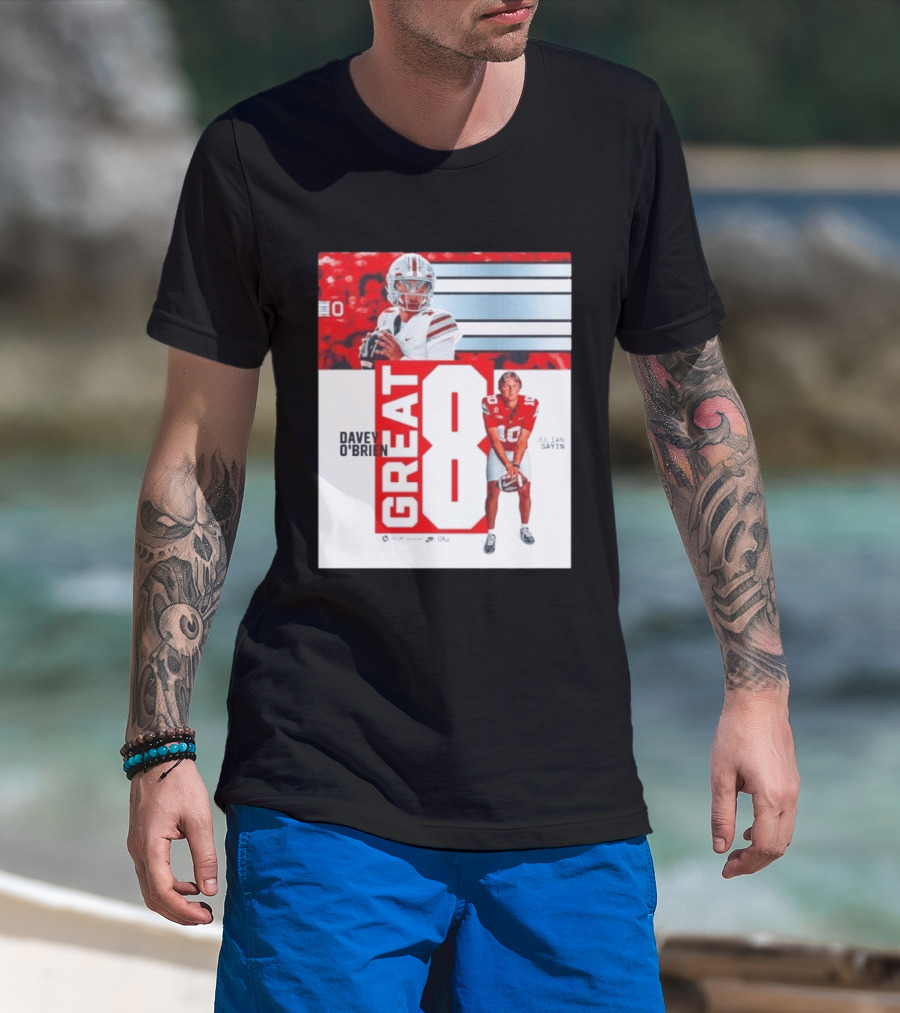 Ohio State Buckeyes Great 8 Julian Sayin Davey O'Brien Award T-Shirt