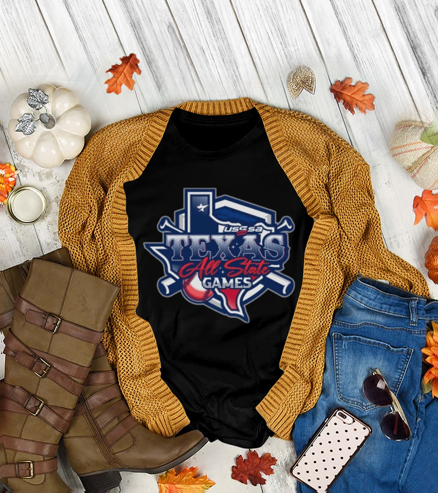 Texas All State Games USSSA Baseball Event T-Shirt
