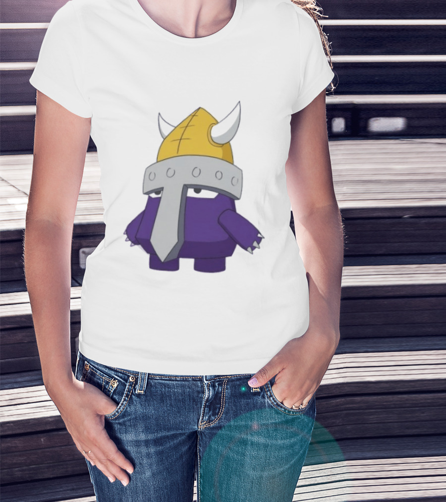 Minnesota Vikings Pokemon Mashup Viking Helmet T-Shirt