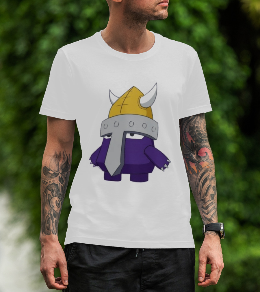 Minnesota Vikings Pokemon Mashup Viking Helmet T-Shirt