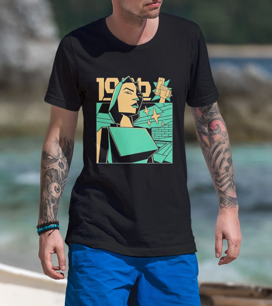 Lara Croft 1996 Polygon Style Tomb Raider Video Game T-Shirt