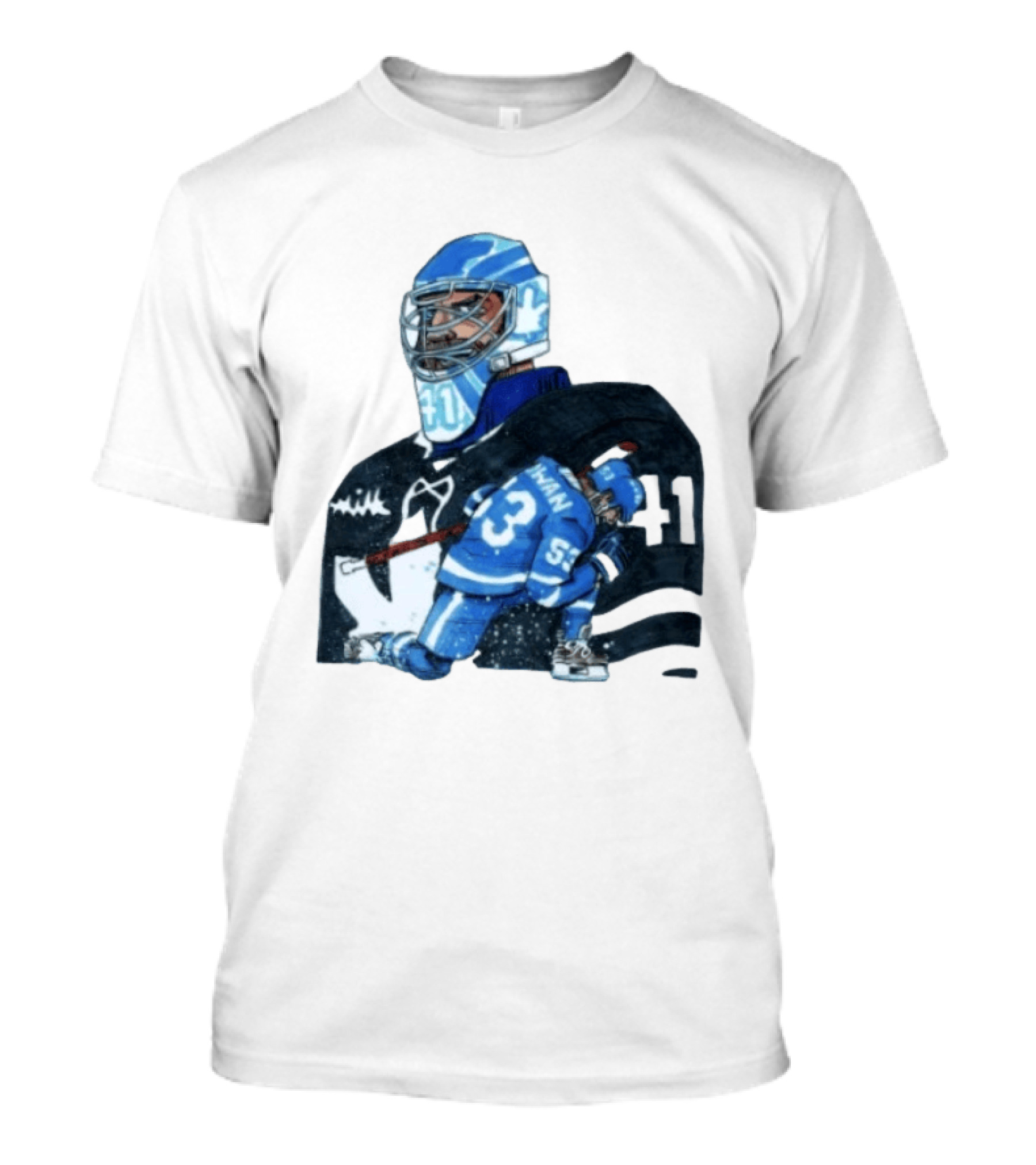 Cowan 53 Toronto Hockey Game 2 BrianBeLeafs Goalie Art 41 T-Shirt