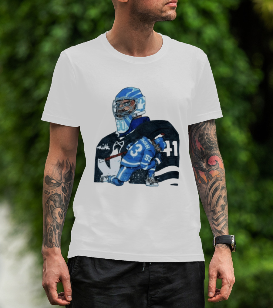 Cowan 53 Toronto Hockey Game 2 BrianBeLeafs Goalie Art 41 T-Shirt