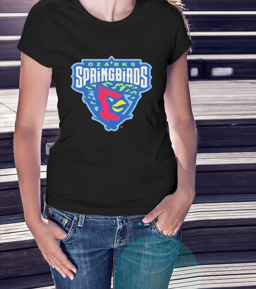 Ozarks Springbirds Baseball Cardinal Iconic Team T-Shirt