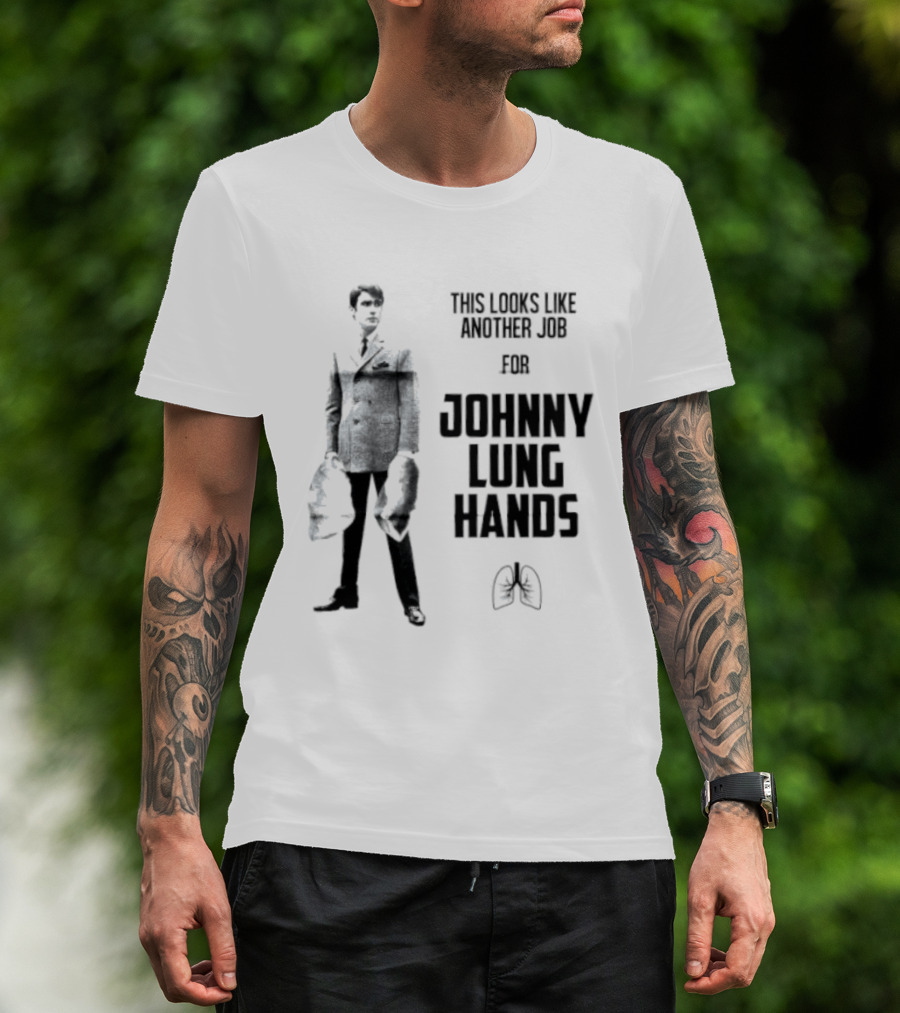 This Looks Like Another Job For Johnny Lung Hands Retro Noir T-Shirt