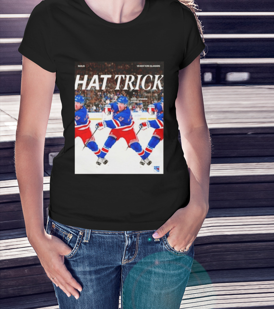 Alexis Lafrenière Hat Trick NY Rangers Vs New York Islanders 10.06.23 Forward T-Shirt