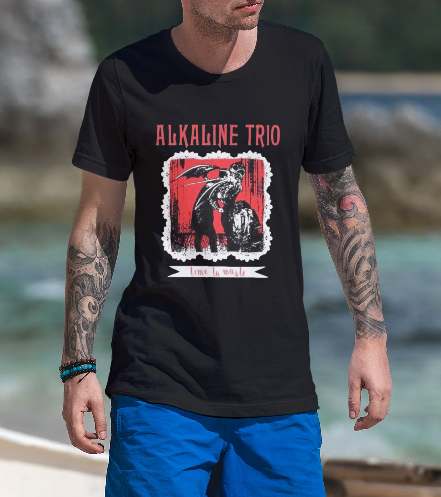 Alkaline Trio Time To Waste Punk Rock Band Album T-Shirt