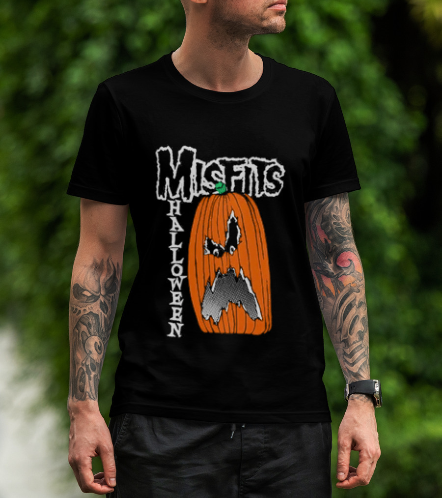 Misfits Halloween Pumpkin Punk Rock T-Shirt