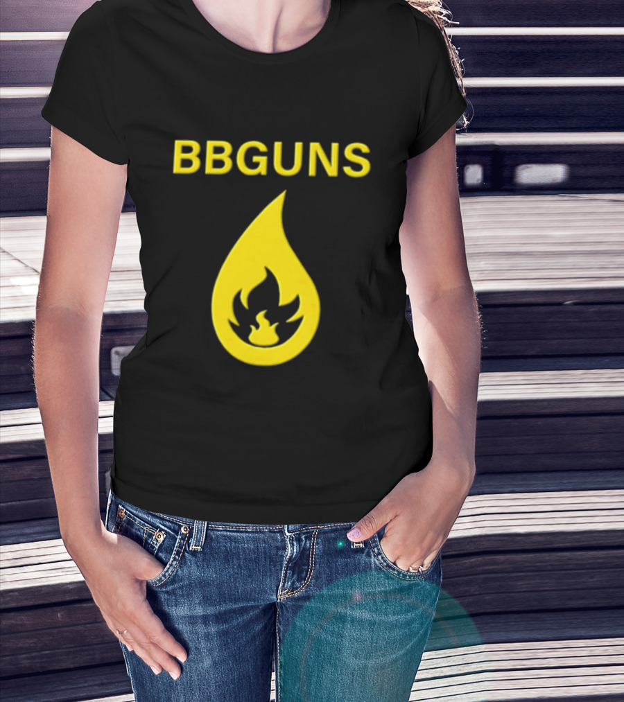 BBGUNS Yellow Flame T-Shirt