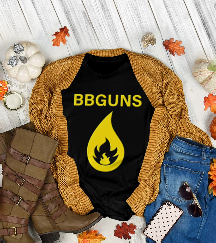 BBGUNS Yellow Flame T-Shirt