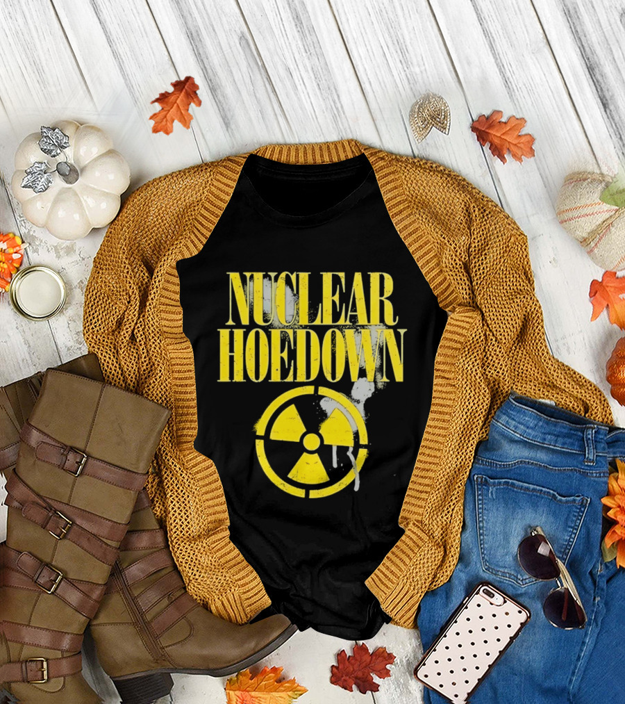 Nuclear Hoedown Distressed Radioactive T-Shirt