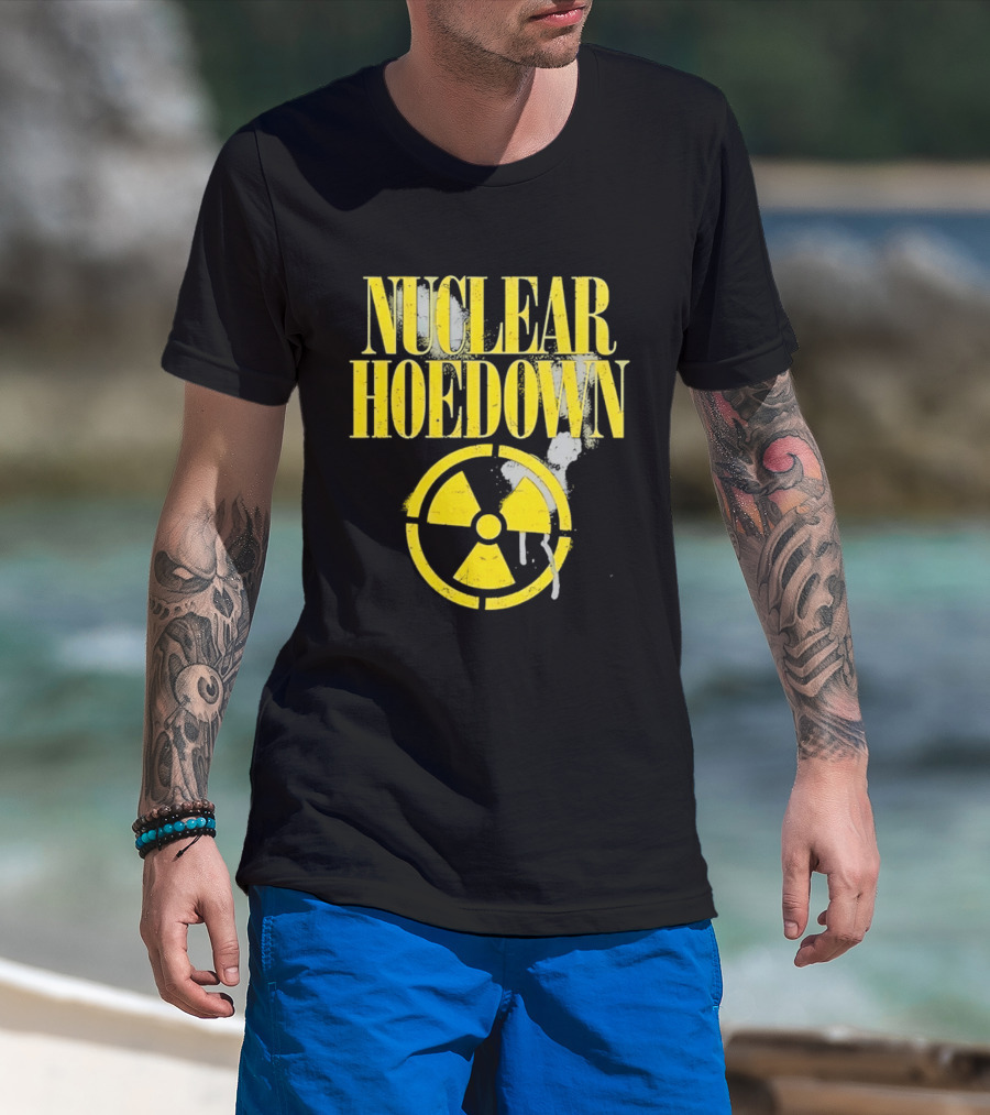 Nuclear Hoedown Distressed Radioactive T-Shirt