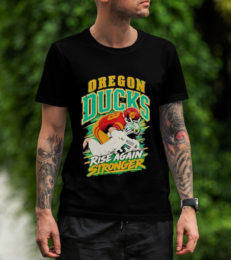 Oregon Ducks Rise Again Stronger College Football T-Shirt
