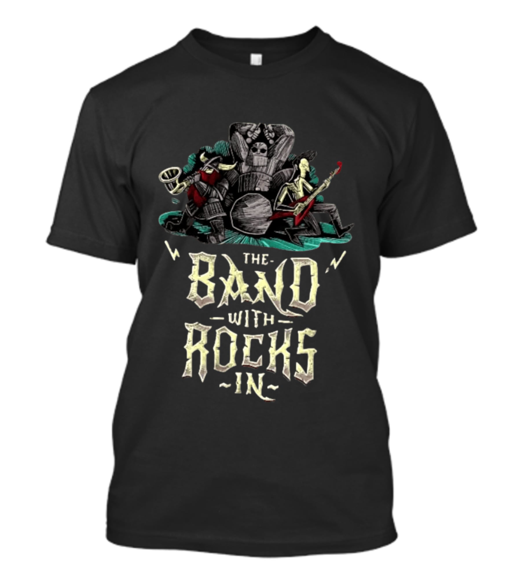 The Band With Rocks In Fantasy Concert Trio T-Shirt