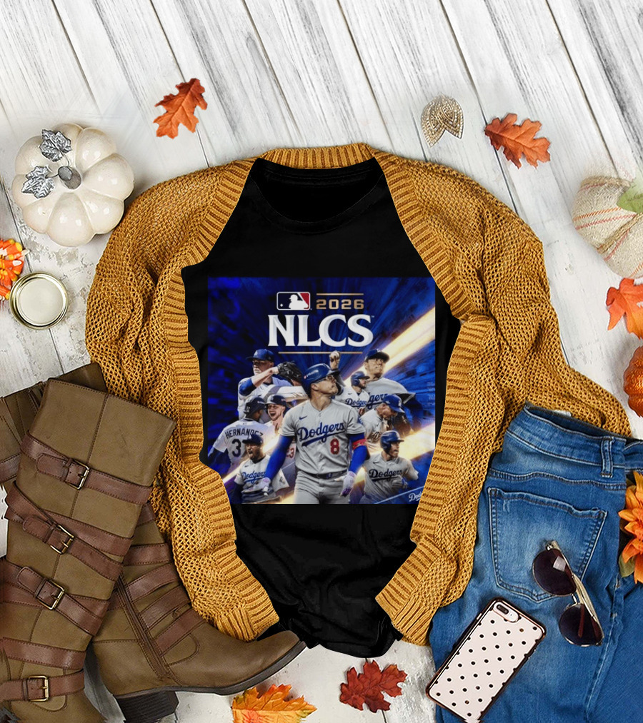 MLB Los Angeles Dodgers 2026 NLCS Bound Celebration T-Shirt