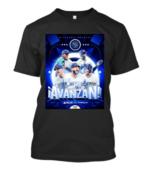 Milwaukee Brewers NLDS 2026 Avanzan MLB Playoffs Celebration T-Shirt