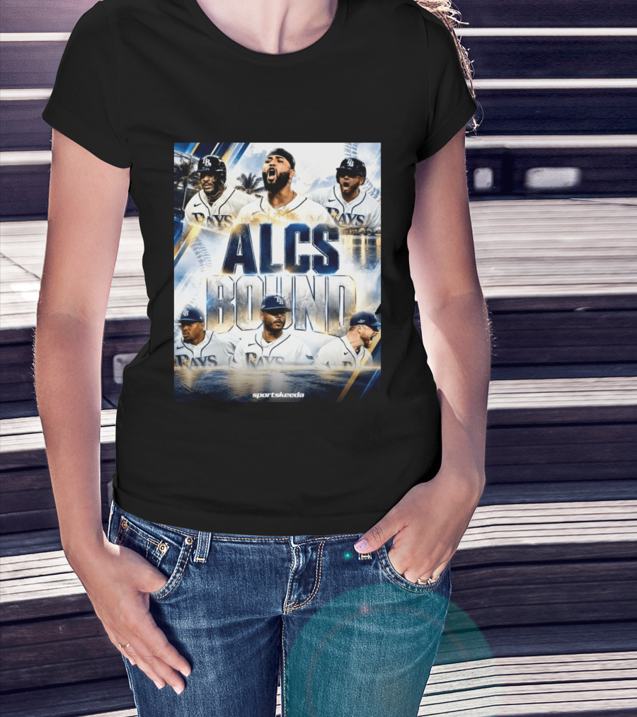 Tampa Bay Rays ALCS Bound Third Time Franchise History T-Shirt