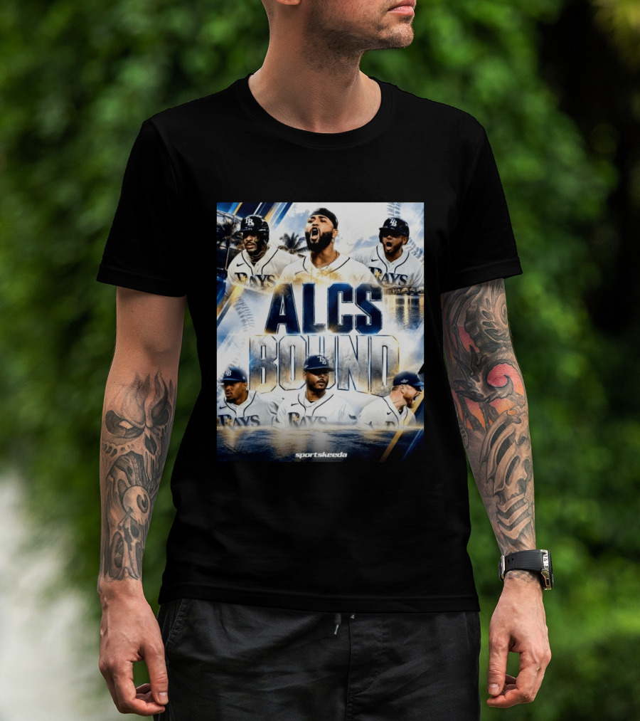 Tampa Bay Rays ALCS Bound Third Time Franchise History T-Shirt