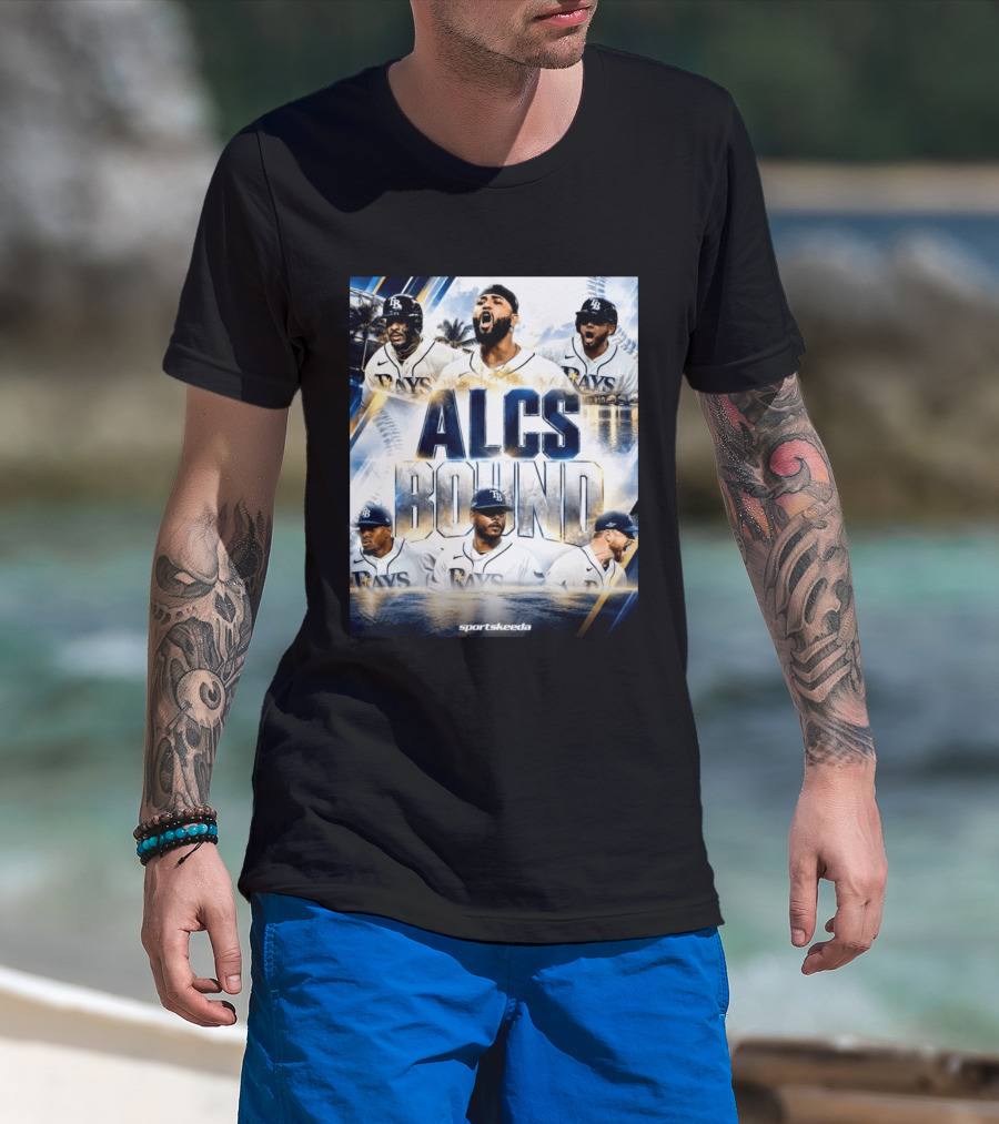 Tampa Bay Rays ALCS Bound Third Time Franchise History T-Shirt