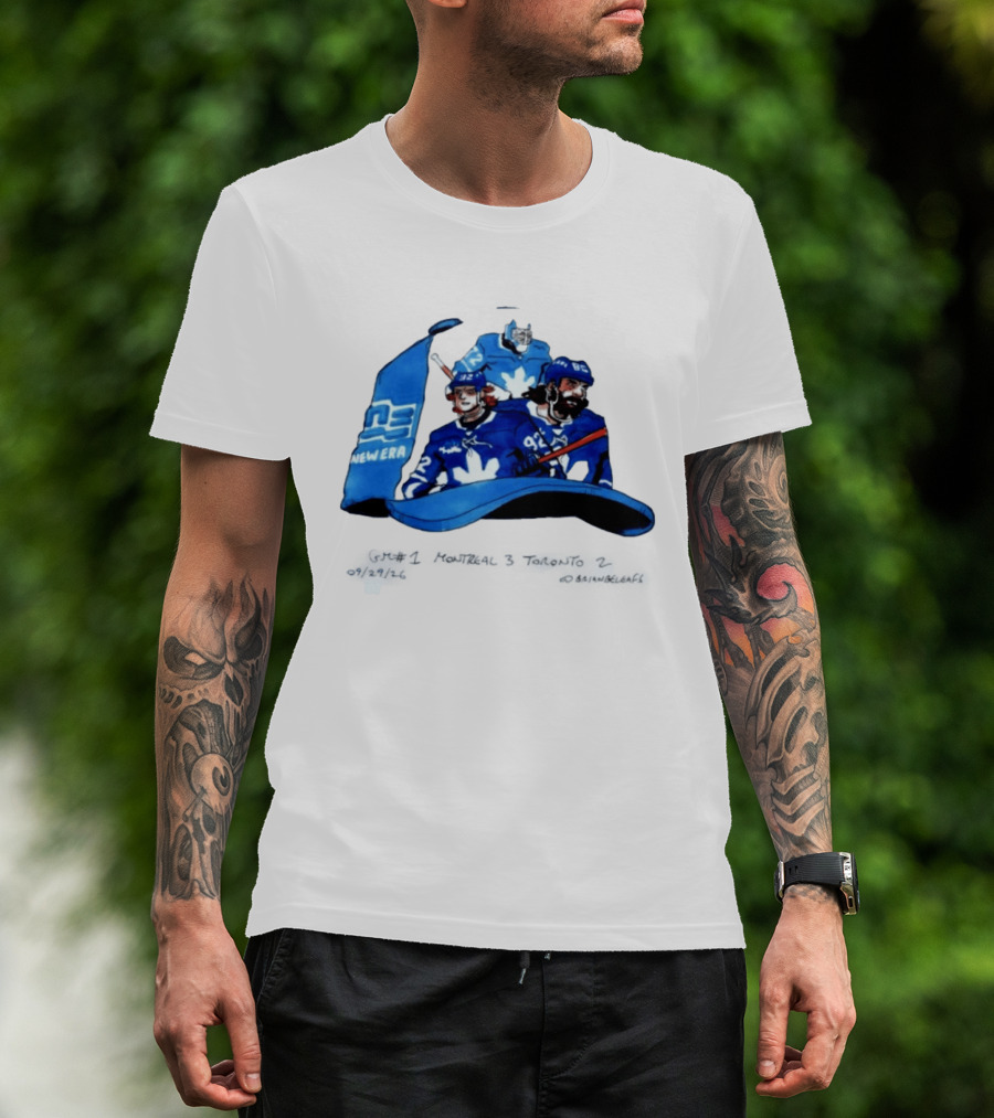 Montreal Vs Toronto Game 1 Hockey NHL New Era T-Shirt