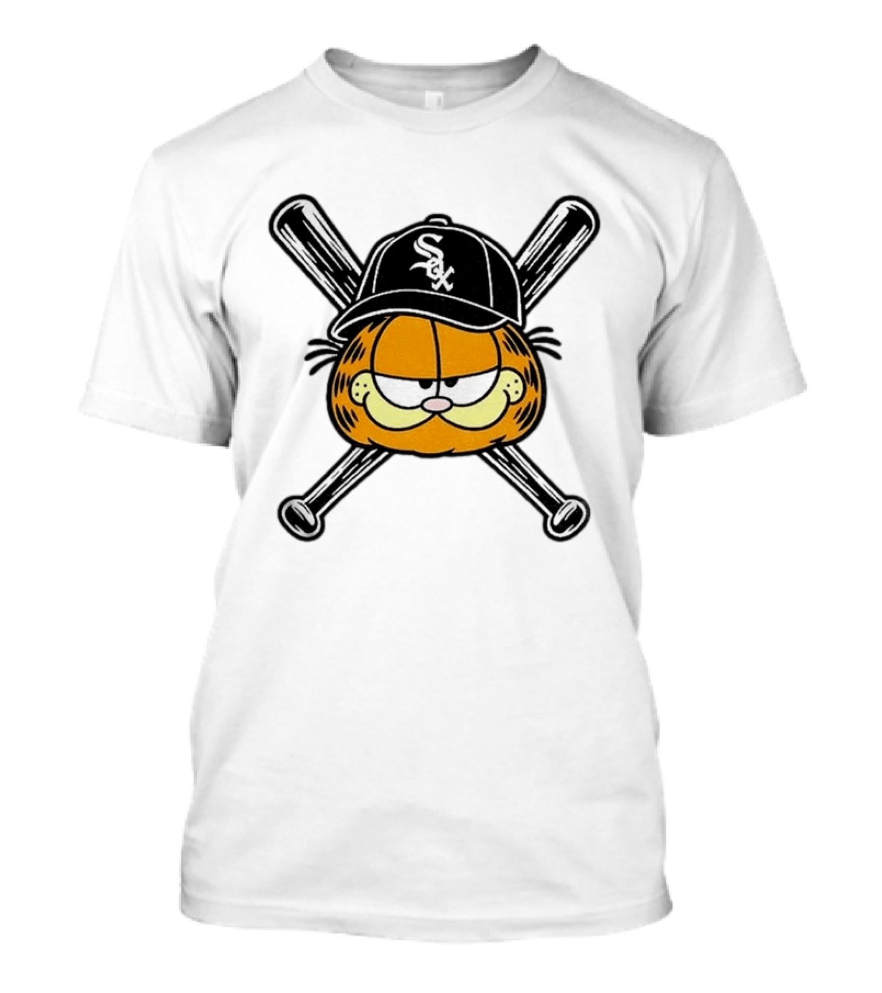 White Sox South Side Garfield Baseball T-Shirt