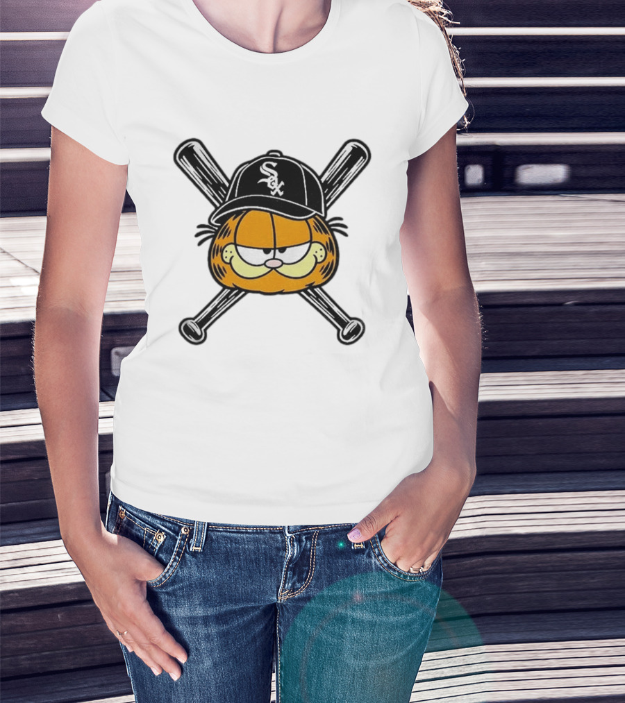White Sox South Side Garfield Baseball T-Shirt
