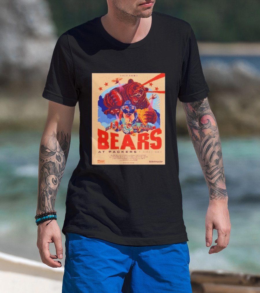 Rivalry Renewed Bears At Packers October 11 Noon CT Ticketmaster T-Shirt