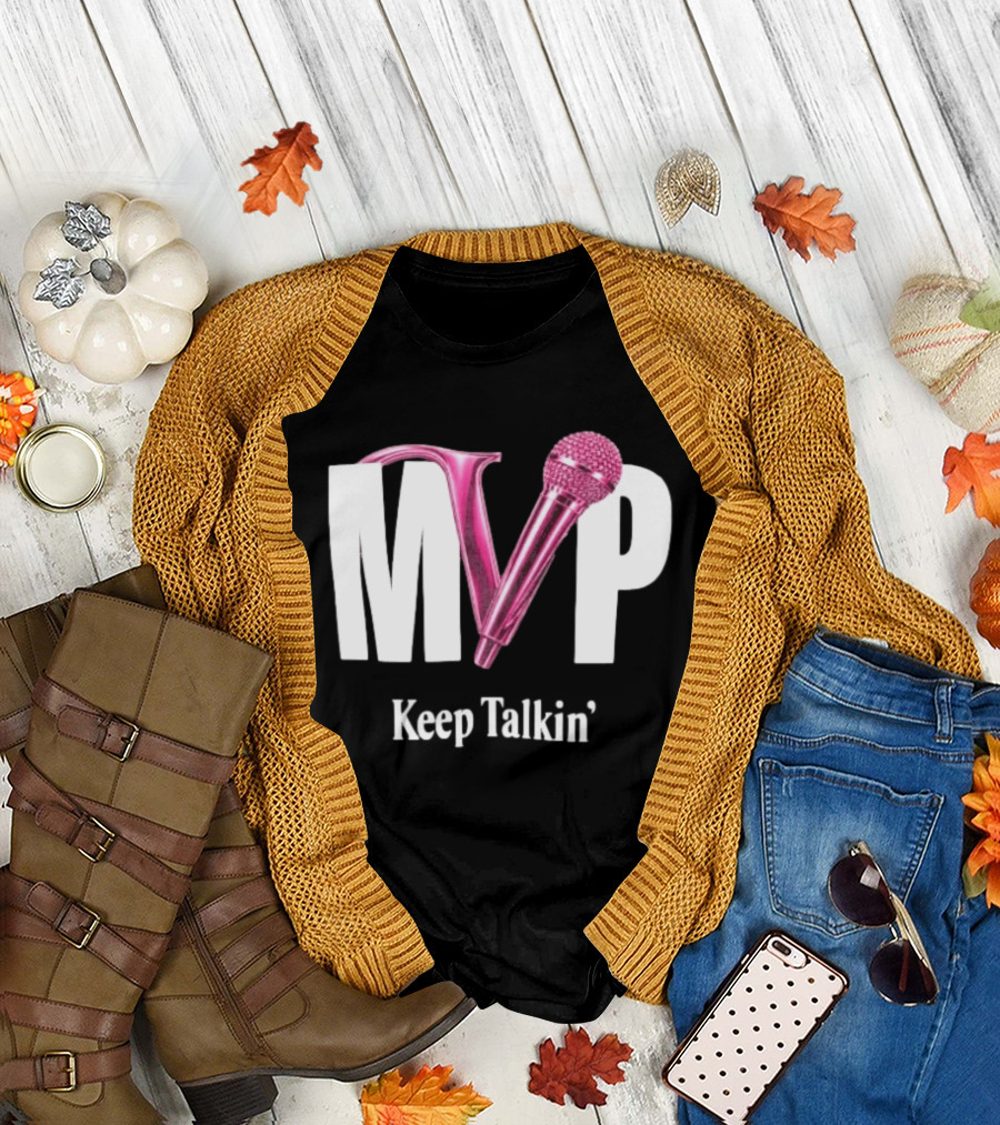 MVP Keep Talkin' Pink Microphone Music Rap T-Shirt