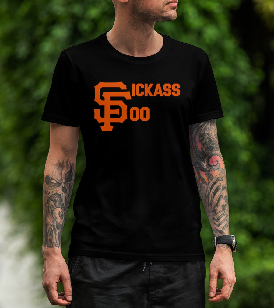 San Francisco Giants Sickass 00 MLB Baseball Team Sports Fan T-Shirt