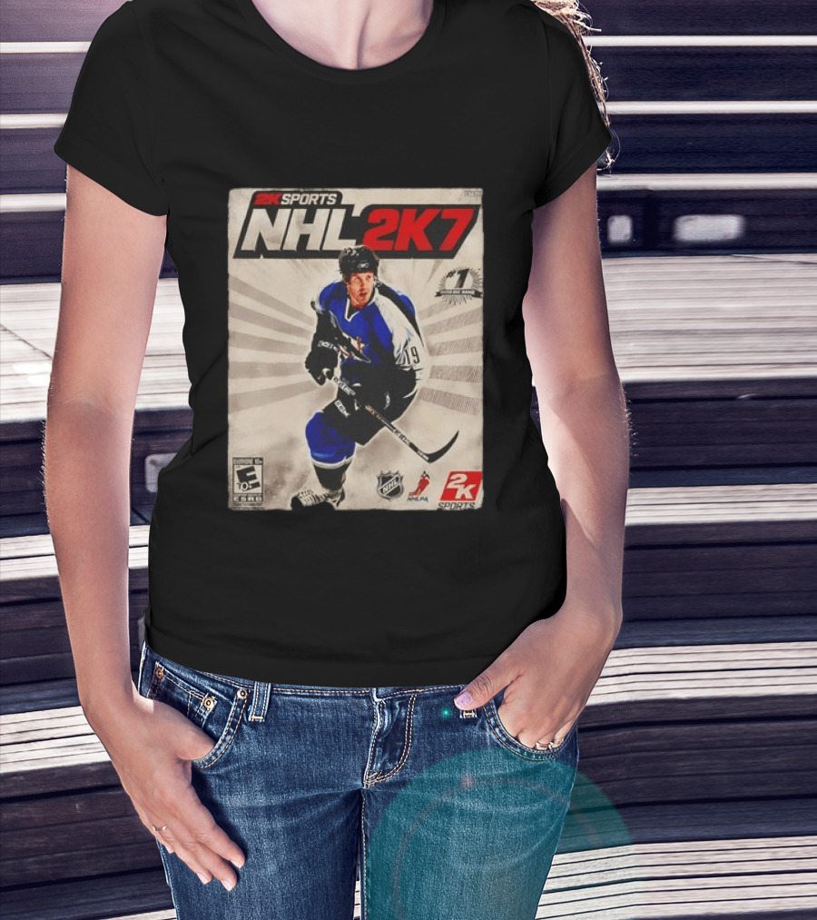 2K Sports NHL 2K7 Joe Thornton 19 Rated Number 1 NHL Game 2007 T-Shirt