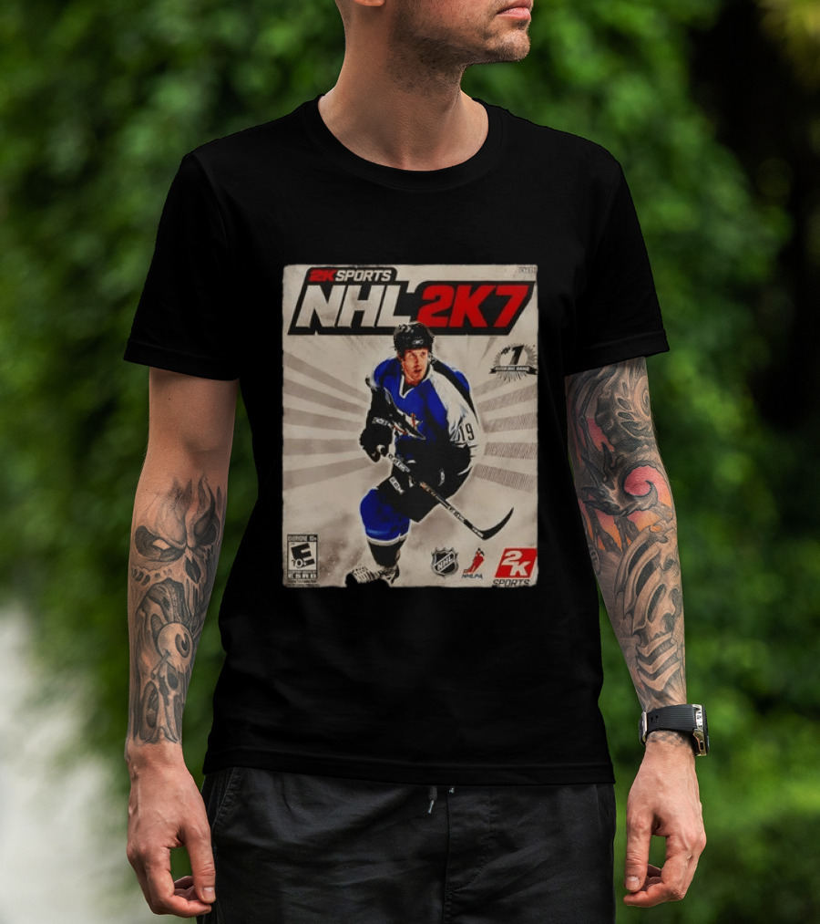 2K Sports NHL 2K7 Joe Thornton 19 Rated Number 1 NHL Game 2007 T-Shirt