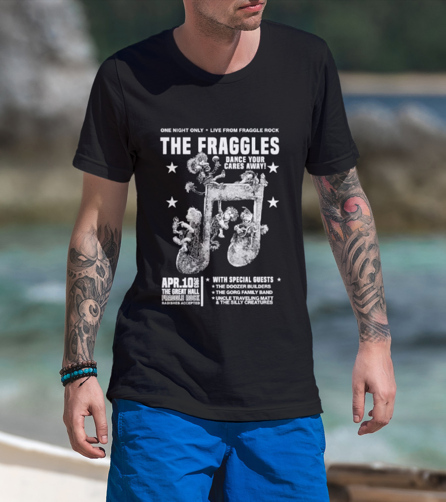 Live From Fraggle Rock The Fraggles Dance Your Cares Away One Night Only T-Shirt