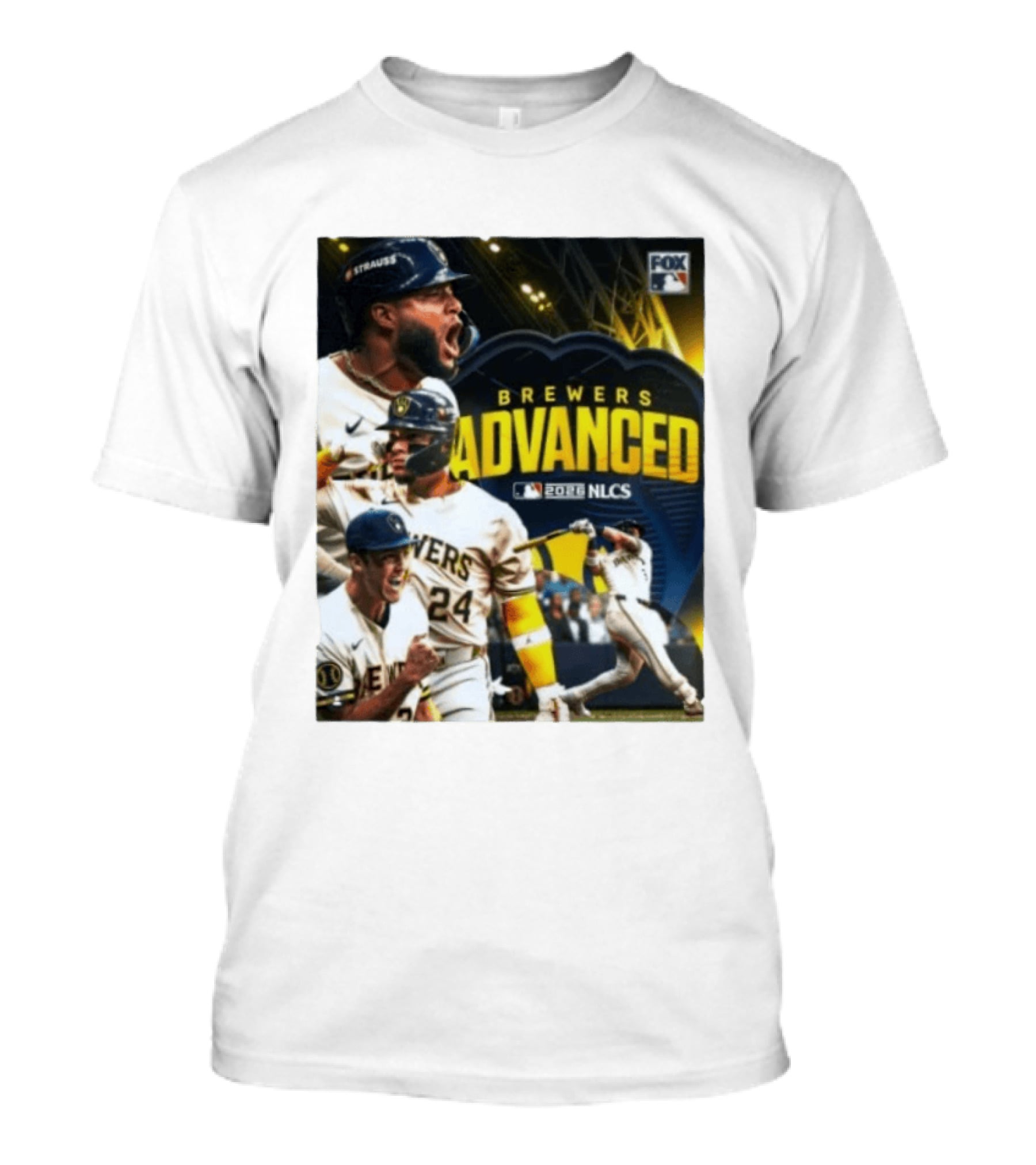 Brewers Advanced 2026 NLCS MLB Fox T-Shirt