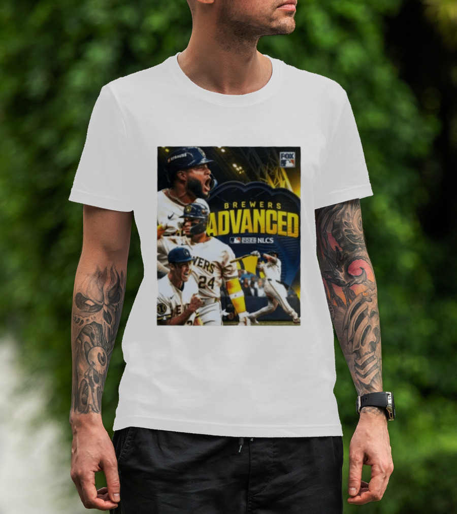 Brewers Advanced 2026 NLCS MLB Fox T-Shirt