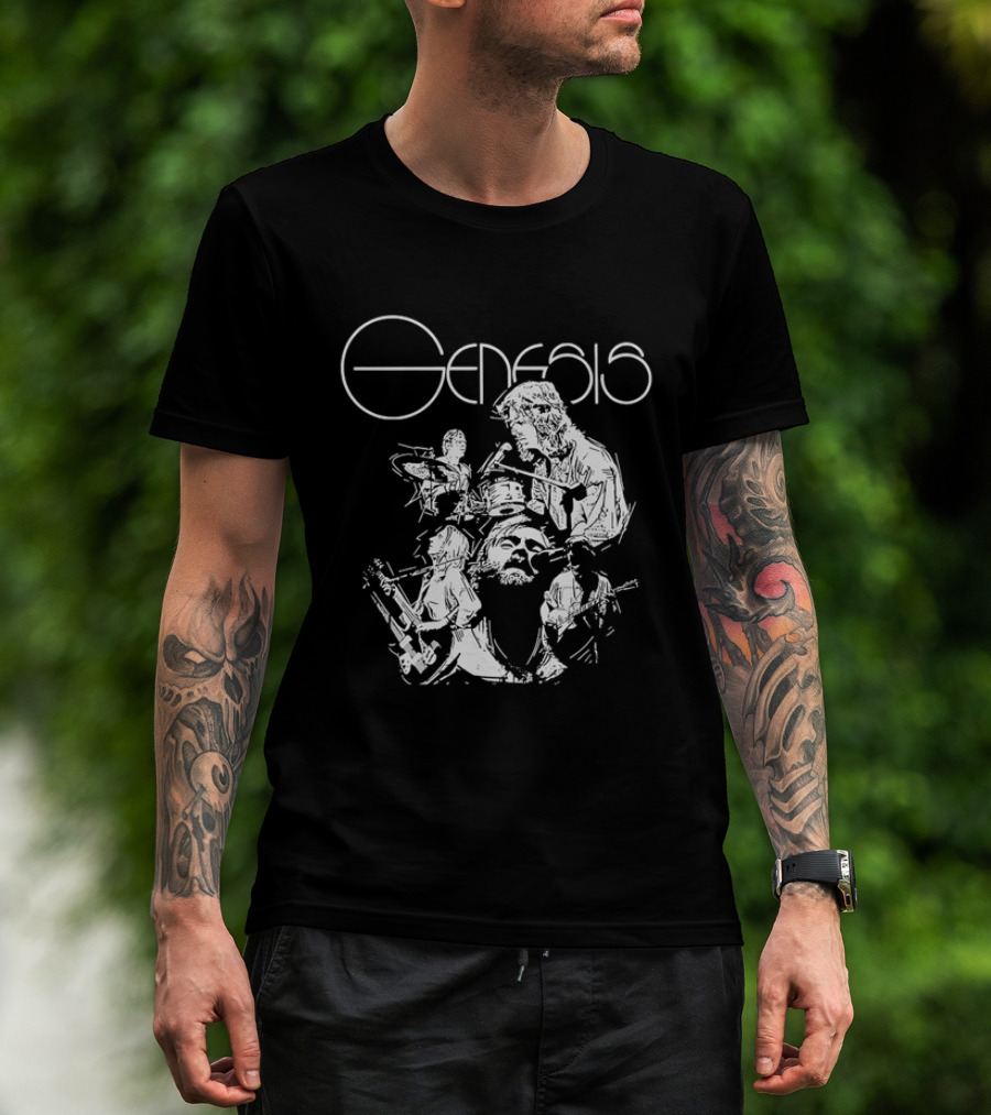 Genesis Band Members Progressive Rock Performance T-Shirt