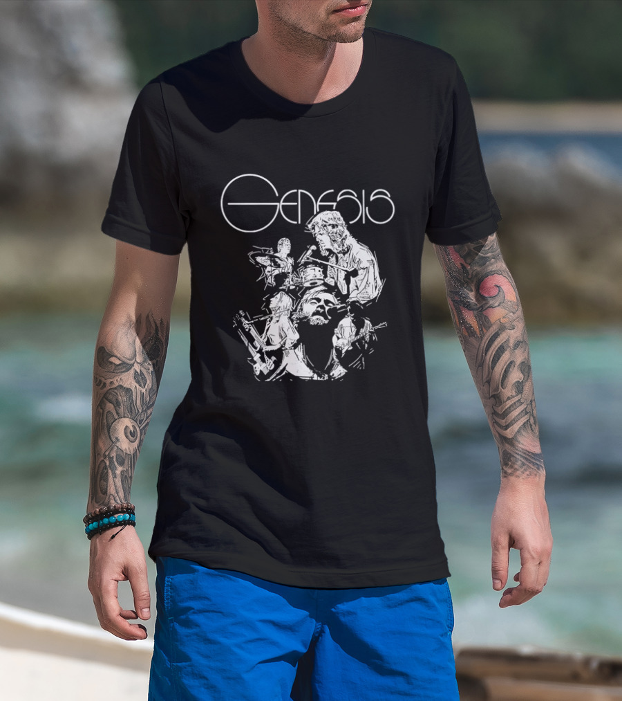 Genesis Band Members Progressive Rock Performance T-Shirt