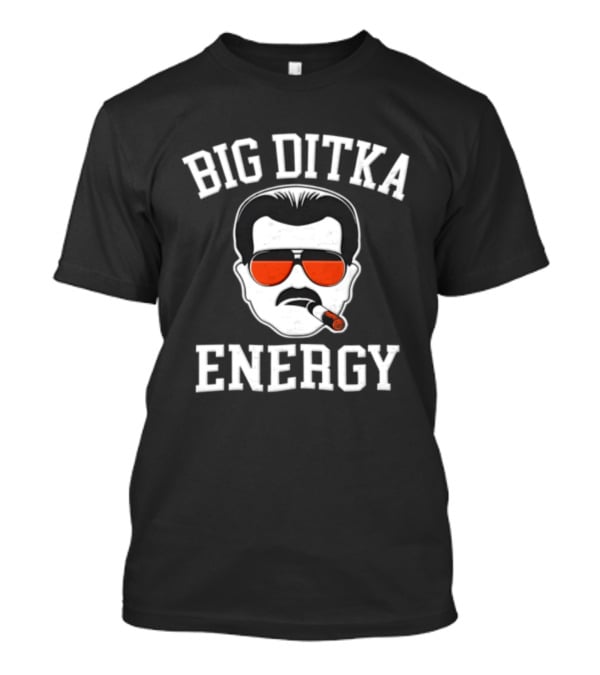 Big Ditka Energy Mike Ditka Coach Face Sunglasses Cigar Chicago Bears Football T-Shirt