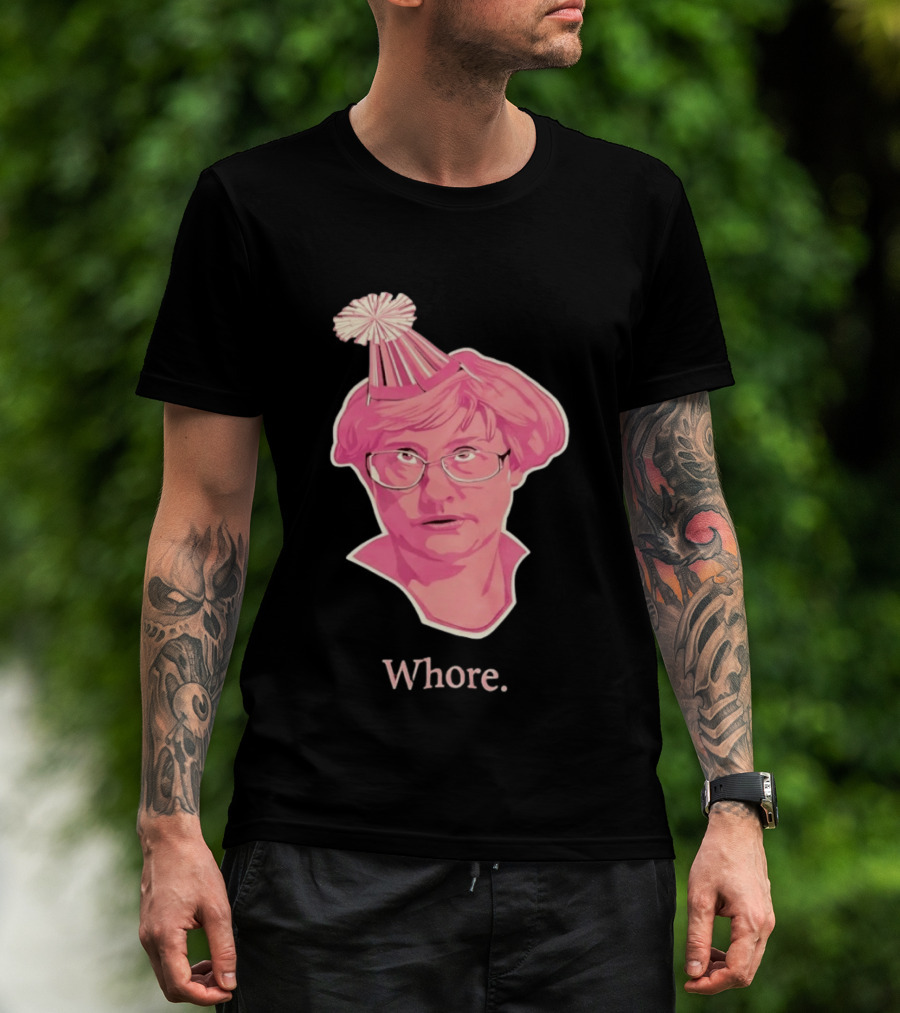 Paula Deen Party Hat Whore Meme Celebrity T-Shirt