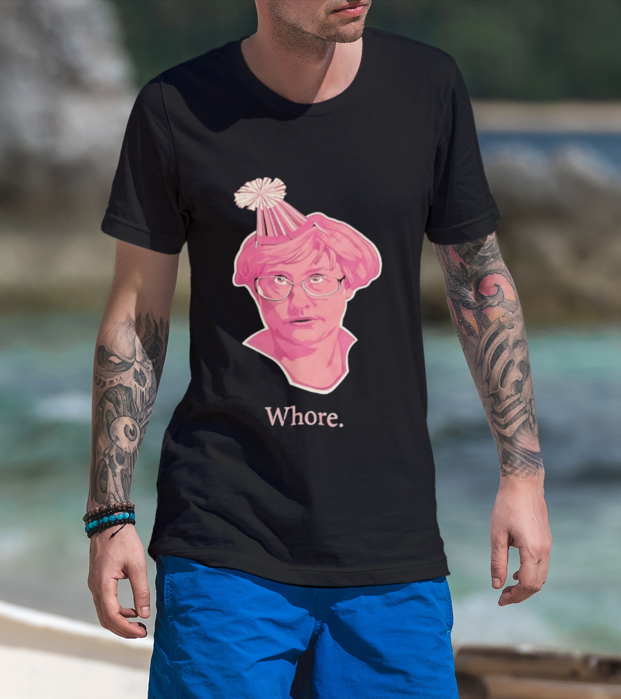 Paula Deen Party Hat Whore Meme Celebrity T-Shirt
