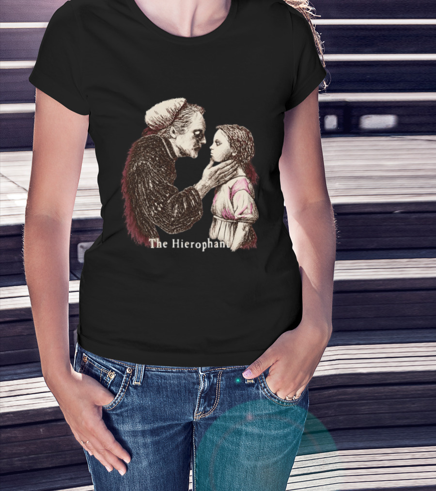 Hierophant Tarot Card Occult Esoteric Divination T-Shirt