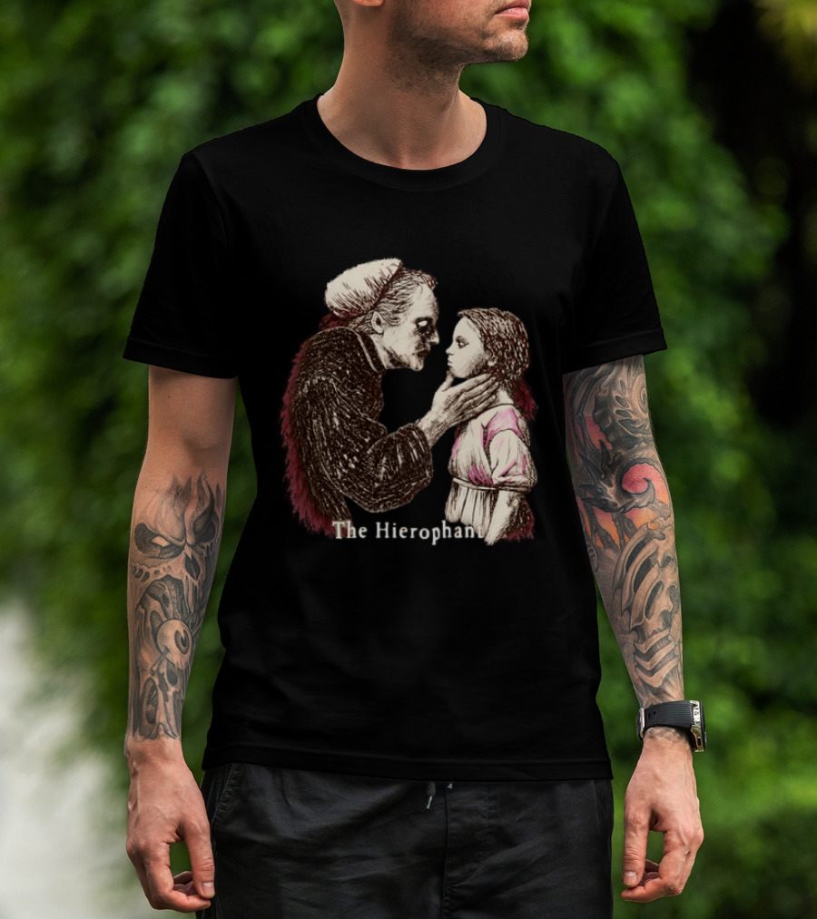 Hierophant Tarot Card Occult Esoteric Divination T-Shirt
