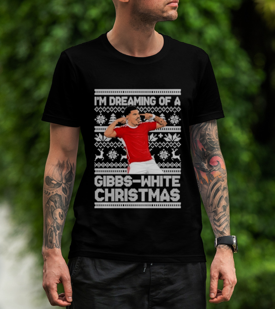I'm Dreaming Of A Gibbs White Christmas Festive Knit T-Shirt