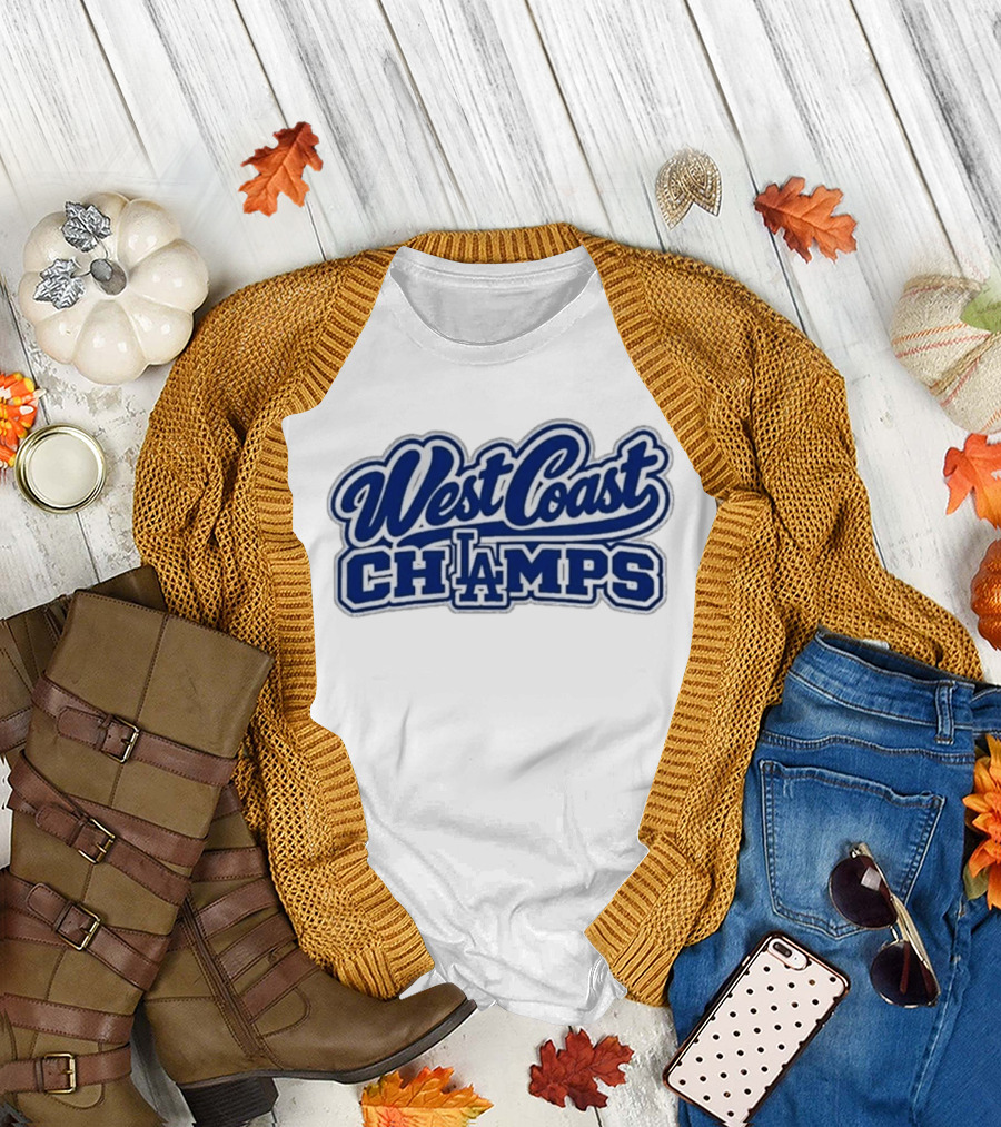 Los Angeles Dodgers West Coast Champs LA MLB T-Shirt