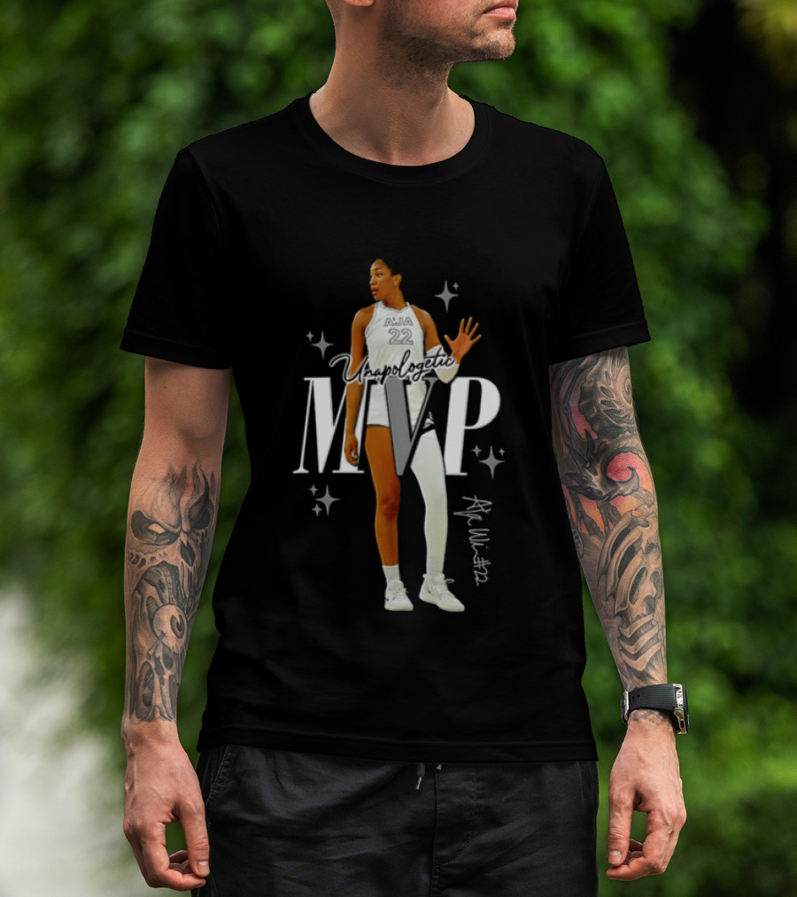 Unapologetic MVP Aja Wilson Las Vegas Aces WNBA T-Shirt
