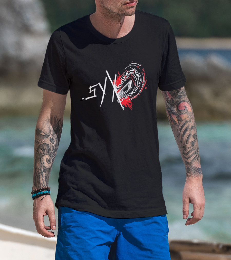Syko Slasher Horror Chainsaw Edgy T-Shirt