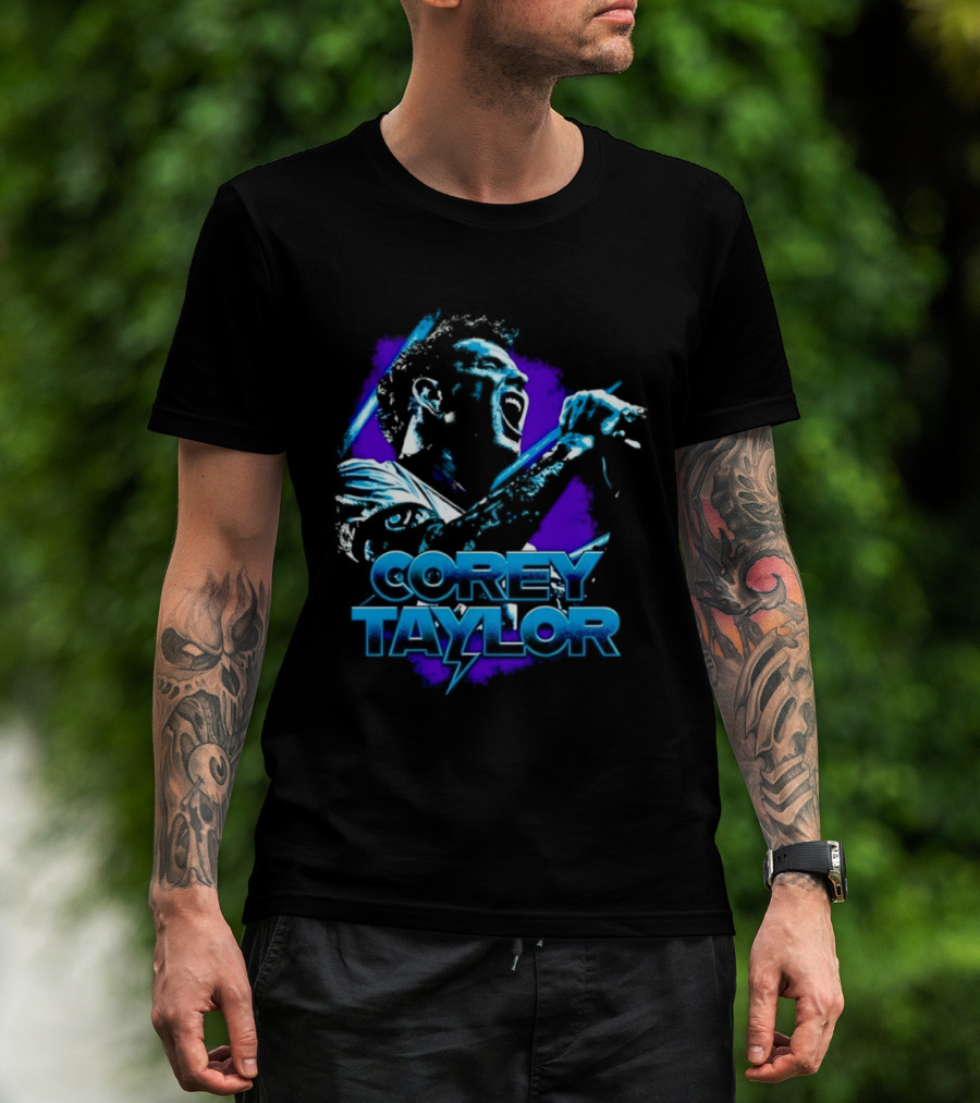 Corey Taylor Slipknot Live Performance Music T-Shirt